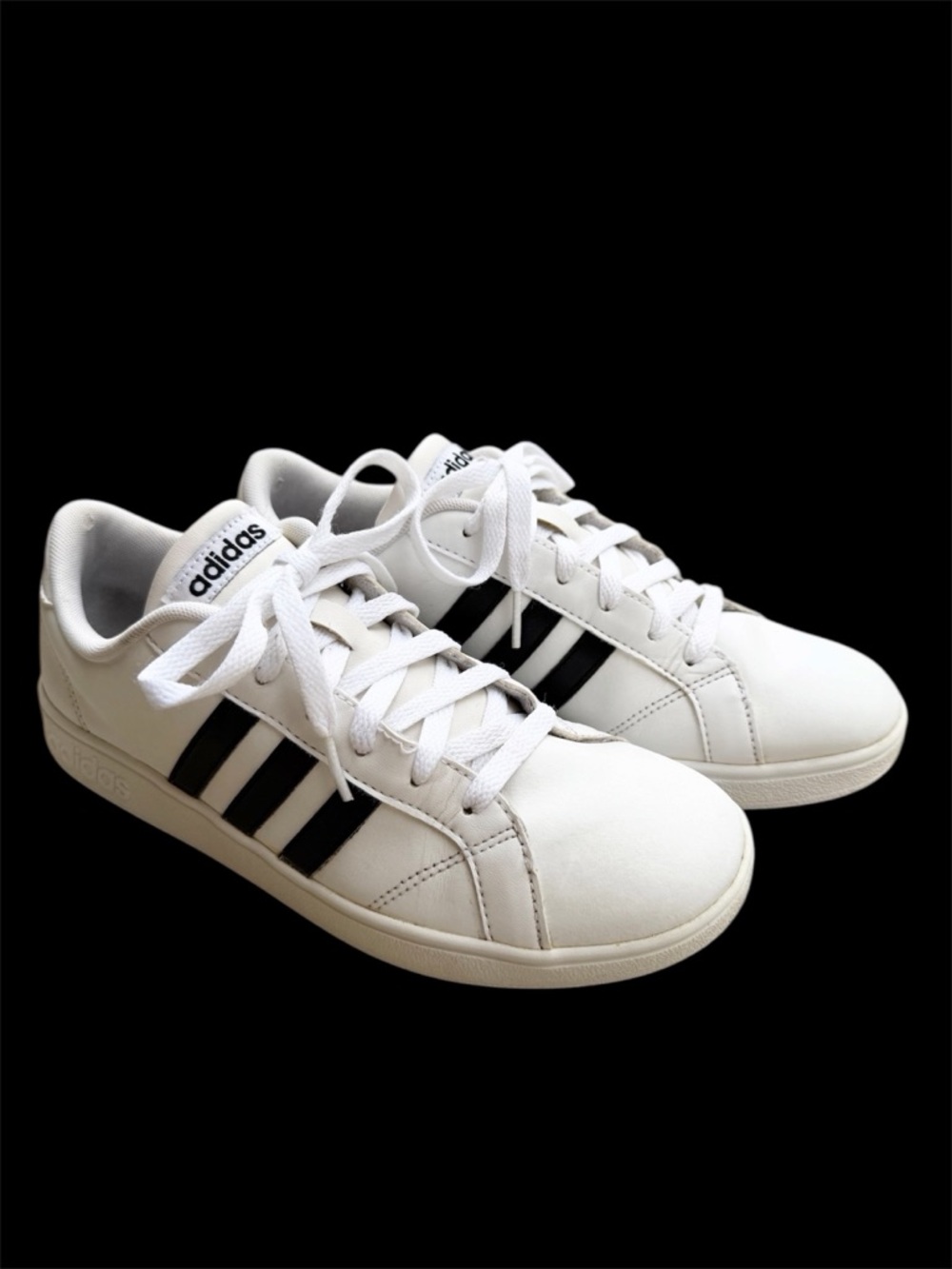 adidas White and Black Women's Sneakers